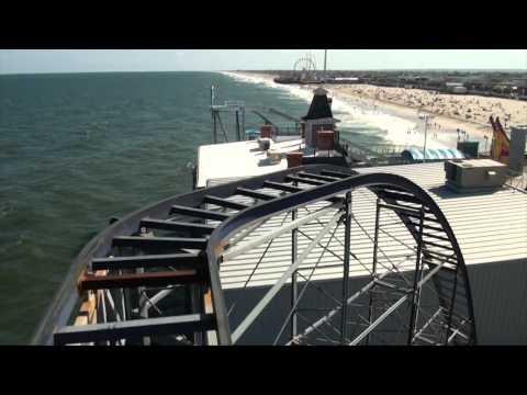 Star Jet  Roller Coaster POV Front Seat On-Ride Casino Pier Seaside Heights New Jersey Shore