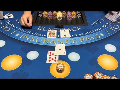 Blackjack | $500,000 Buy In | UNBELIEVABLE HIGH ROLLER COMEBACK WIN! Huge Blackjack Winning Streak!