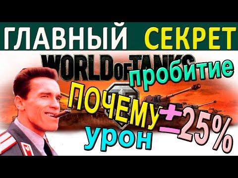 ПРОБИТИЕ и УРОН +-25% будет всегда. Объяснение эксперта - программиста World Of Tanks