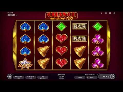 Chance Machine 100 Endorphina Kazandıran Slot Big Win