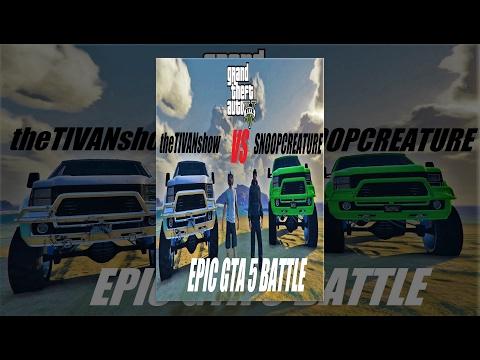 GTA 5 : EPIC 1V1 BATTLE SNOOP Vs TIVAN Also TAZ MANIAX NEW GTA5 DLC LIVE On YOUTUBE