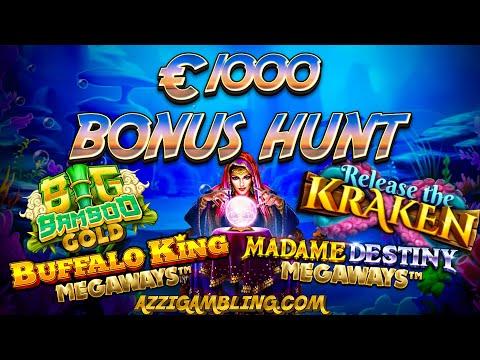 €1000 BONUS HUNT! With BIG BAMBOO GOLD!