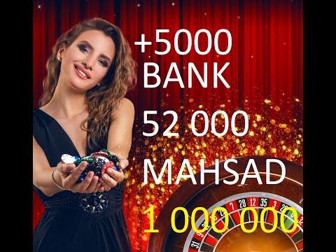 RULETKA YUTISH SIRI +5000 RUB MAHSAD 1 000 000 RUB