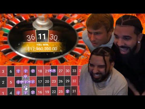 20 MILLION DOLLAR+ ROULETTE SESSION WITH DRAKE AND FRENCH MONTANA!