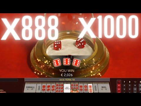 Super Sic Bo Big Wins. Игра онлайн казино Super Sic крупные выигрыши Х888, Х1000!!!