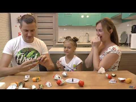 Киндер Сюрприз игра челлендж в рулетку Kinder Surprise Roulette Game