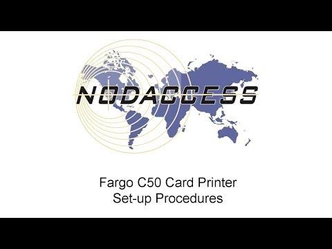 Fargo C50 ID Card Printer Set Up Instructions 877-711-4837 | How To Install A Fargo C50