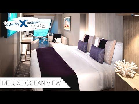 Deluxe Ocean View Stateroom (Forward Facing) | Celebrity Edge Full Walkthrough Tour & Review 4K