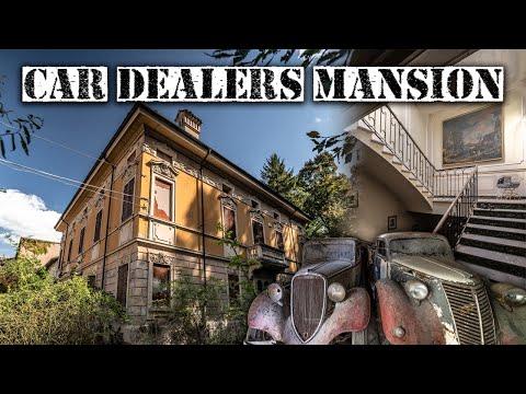 Abandoned Italian Car Dealer's Mansion (1900s CLASSIC CARS FOUND)