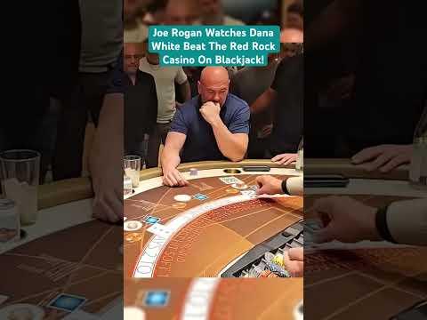 Joe Rogan Watches Dana White Beat The Red Rock Casino On Blackjack! #danawhite #blackjack #joerogan