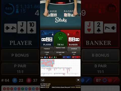 Baccarat Game Play, Stake.com, Online Casino #5