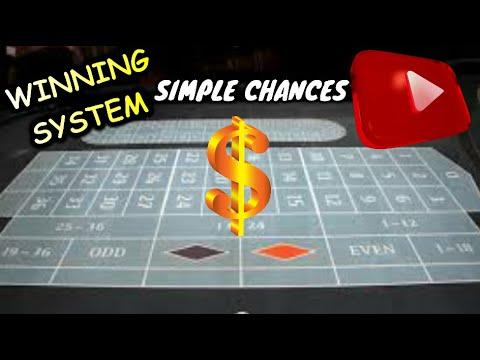 Winning Roulette System For Simple Chances | THE GOLDEN WHEEL