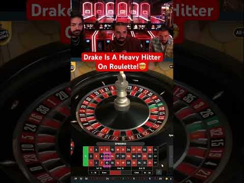 Drake Is A Heavy Hitter On Roulette! #drake #roulette #casino #maxwin #hugewin #highroller #bigwin