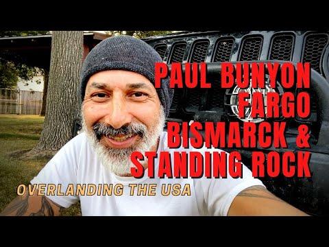 Paul Bunyon, His Blue Ox, Fargo, Bismarck And Standing Rock - Overlanding The USA