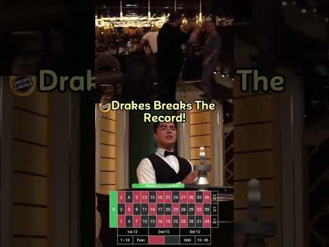 Drake Gets RECORD $13,000,000 Win On Roulette! #drake #roulette #gambling #casino #bigwin #maxwin