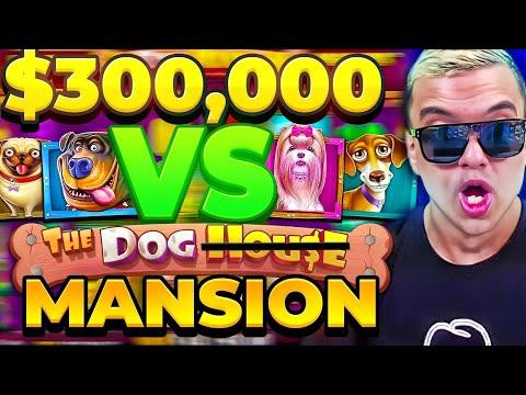 $300,000 VS THE DOG HOUSE... MANSION!?!? #bigwin #casino #slots