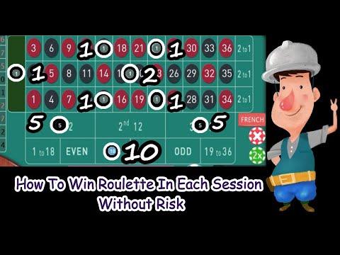 How To Win Roulette In Each Session Without Risk.