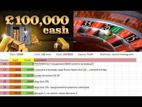 Roulette's Game 21. Marathon +100'000 USD Play Number Finals