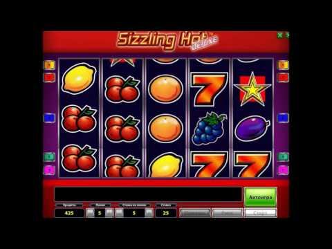 Видео-обзор игрового автомата Sizzling Hot Deluxe (Компот Делюкс) от производителя Novomatic