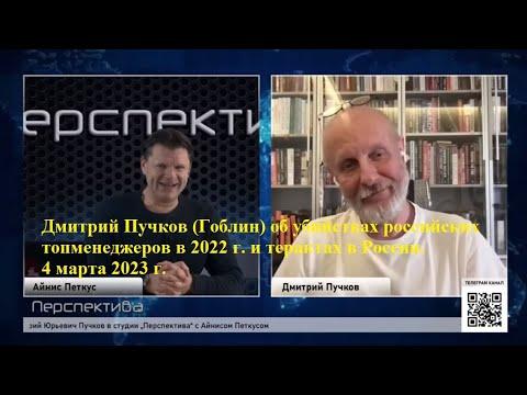 Дмитрий Пучков (Гоблин) объективно о гибели топменеджеров в 2022 г. и терактах в России. 4.03.2023