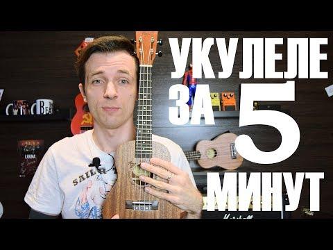 УКУЛЕЛЕ ЗА 5 МИНУТ! УРОК ПРОЩЕ НЕКУДА!