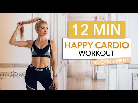 12 MIN HAPPY CARDIO - A Good Mood High Intensity Choreo / No Equipment I Pamela Reif