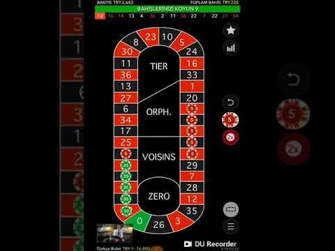 Roulette 500 Tl Başlangıç Yaptık Kasa 4058 Tl Olur  Kasa Katlama Dedigin Böyle Olur..