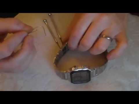 Casio Metal Watch Bracelet How To Remove Links