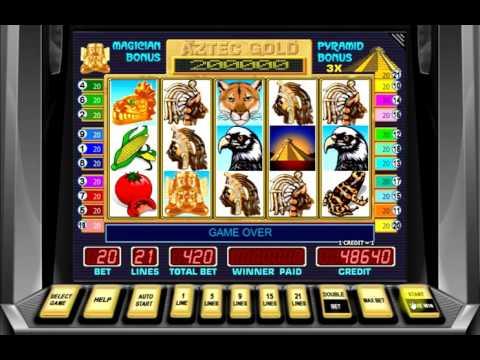 Игровые автоматы Aztec Gold Пирамиды от казино онлайн