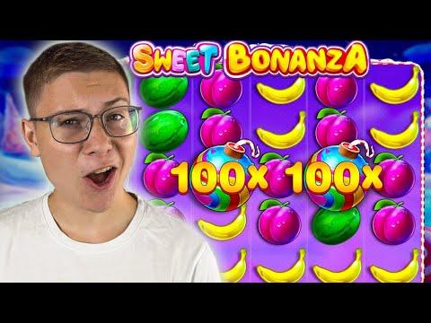 ПОЙМАЛ 2 БОМБЫ 100X - ПОКУПАЮ ПОДРЯД БОНУСКИ В SWEET BONANZA XMAS