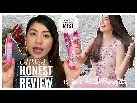 GRWM: How To Use Fresh Hairlab 15-in-1 Hya + Keratin UV Refresher Hair Styling Mist + Honest Review