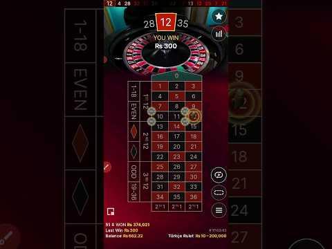 300$ Win Daily #casino #roulettewin #shorts #shortvideo #casino #roulette #1xbet #realmoney