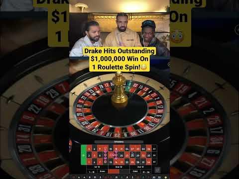 Drake Hits Outstanding $1,000,000 Win On 1 Roulette Spin! #drake #roulette #casino #lilyachty