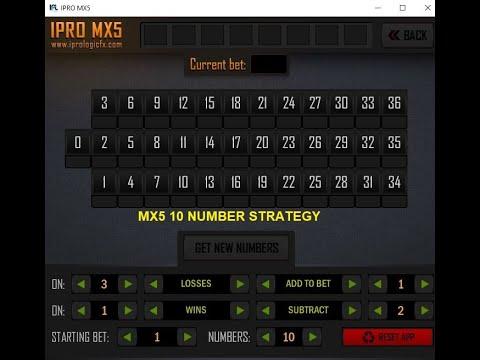 MX5 10 NUMBER SET UP $100+5 MIN-roulette System-roulette Strategy To Win Big Playing On;ine Roulette