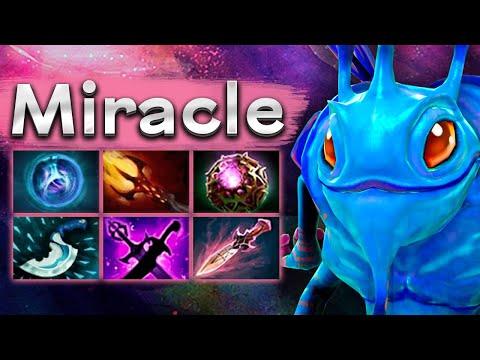 Миракл на Паке переигрывает на опыте! - Miracle Puck 7.33 DOTA 2