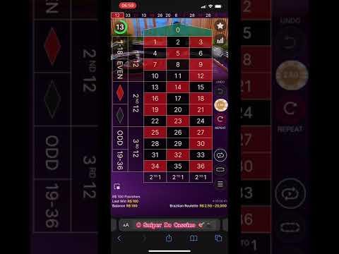 LUCRANDO RÁPIDO NA ROLETA 2 ENTRADAS APENAS #roulette #alavancagem