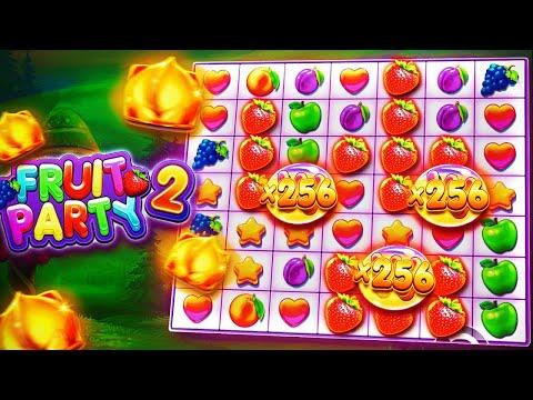 СЫГРАЛИ ВИЛДЫ 256X В FRUIT PARTY 2?! ПОЙМАЛ 500X В БОНУСКЕ!