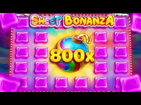 ПОЛЯНА РОЗОВЫХ КОНФЕТ ПОД ИКС.../ЗАНОС В SWEET BONANZA!!!