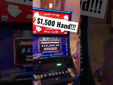 $1,500 A Hand Video Poker!