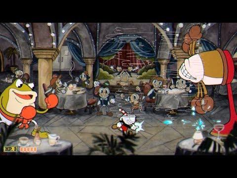 Cuphead:прохождение босса Жабы-боксеры