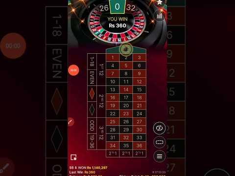 360$ Win On Zero Number #casino #roulettewin #roulette #strategy #dozens #betting #liveroulette