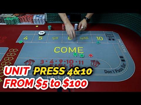 UNIT PRESSING 4&10 LOW LIMIT TABLE - SHORT