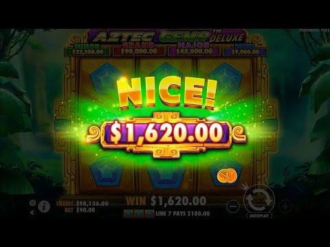 Aztec Gems Deluxe Slot - Big Win