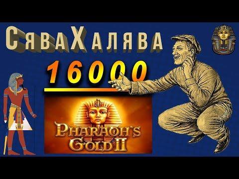 Занос в игровой автомат Pharaon Gold 2 от Сявы Халявы