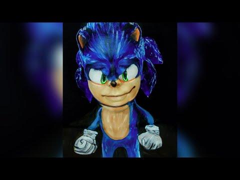 SONIC 2 PELICULA - MAKEUP CON GLOWBODYART