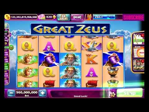 GREAT ZEUS  - Slot Game - PLAY & BONUSES!!! WMS CASINO SLOTS GAME