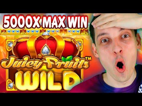 JUICY FRUITS MAX WIN 5000x! BONUS BUY 5 SCATTERS And HUGE WILD!