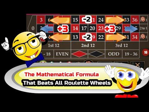 The Mathematical Formula That Beats All Roulette Wheels In Casinos.