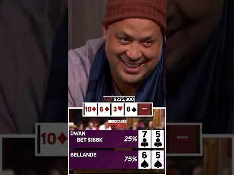 Tom Dwan All-in Bluff Vs Jean-Robert Bellande On High Stakes Poker #shorts