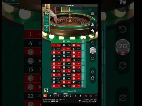 Power Up Roulette Big Win 